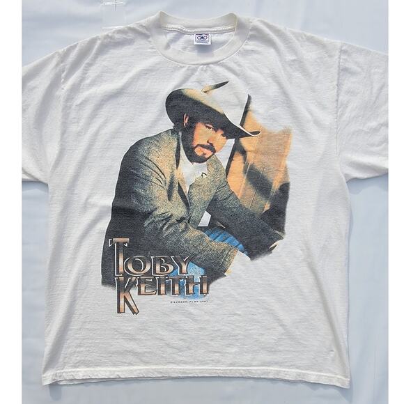 Vintage Toby Keith How Do You Like Me Now Band Tour Concert T-Shirt XL Country - Picture 1 of 6